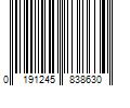 Barcode Image for UPC code 0191245838630