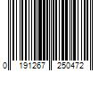 Barcode Image for UPC code 0191267250472