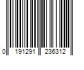 Barcode Image for UPC code 0191291236312