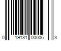 Barcode Image for UPC code 019131000063