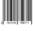 Barcode Image for UPC code 0191315759711