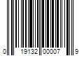 Barcode Image for UPC code 019132000079