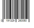 Barcode Image for UPC code 0191329260050