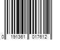 Barcode Image for UPC code 0191361017612