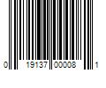 Barcode Image for UPC code 019137000081