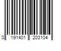 Barcode Image for UPC code 0191401203104