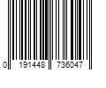 Barcode Image for UPC code 0191448736047