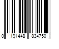 Barcode Image for UPC code 0191448834750