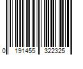 Barcode Image for UPC code 0191455322325