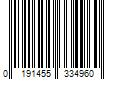 Barcode Image for UPC code 0191455334960