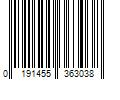 Barcode Image for UPC code 0191455363038