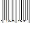 Barcode Image for UPC code 0191475724222