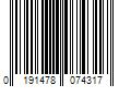 Barcode Image for UPC code 0191478074317