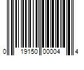 Barcode Image for UPC code 019150000044