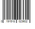 Barcode Image for UPC code 0191518023602