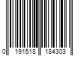 Barcode Image for UPC code 0191518184303