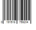 Barcode Image for UPC code 0191518759204