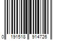 Barcode Image for UPC code 0191518914726