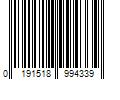 Barcode Image for UPC code 0191518994339