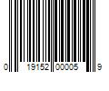 Barcode Image for UPC code 019152000059