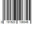 Barcode Image for UPC code 0191523106345