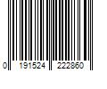 Barcode Image for UPC code 0191524222860