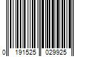 Barcode Image for UPC code 0191525029925