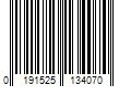 Barcode Image for UPC code 0191525134070