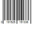 Barcode Image for UPC code 0191525151336