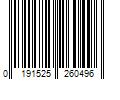 Barcode Image for UPC code 0191525260496