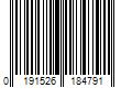 Barcode Image for UPC code 0191526184791