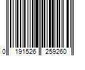 Barcode Image for UPC code 0191526259260