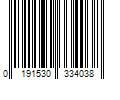 Barcode Image for UPC code 0191530334038