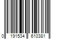 Barcode Image for UPC code 0191534610381