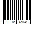 Barcode Image for UPC code 0191534649725