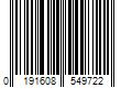 Barcode Image for UPC code 0191608549722