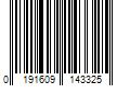 Barcode Image for UPC code 0191609143325