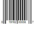 Barcode Image for UPC code 019162000087