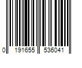 Barcode Image for UPC code 0191655536041