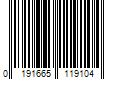 Barcode Image for UPC code 0191665119104