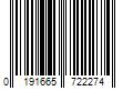 Barcode Image for UPC code 0191665722274