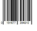 Barcode Image for UPC code 0191677394810