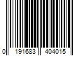 Barcode Image for UPC code 0191683404015