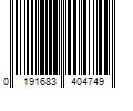 Barcode Image for UPC code 0191683404749