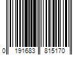 Barcode Image for UPC code 0191683815170