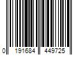 Barcode Image for UPC code 0191684449725