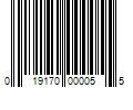 Barcode Image for UPC code 019170000055