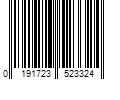 Barcode Image for UPC code 0191723523324