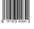 Barcode Image for UPC code 0191726402640