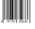 Barcode Image for UPC code 0191730359336